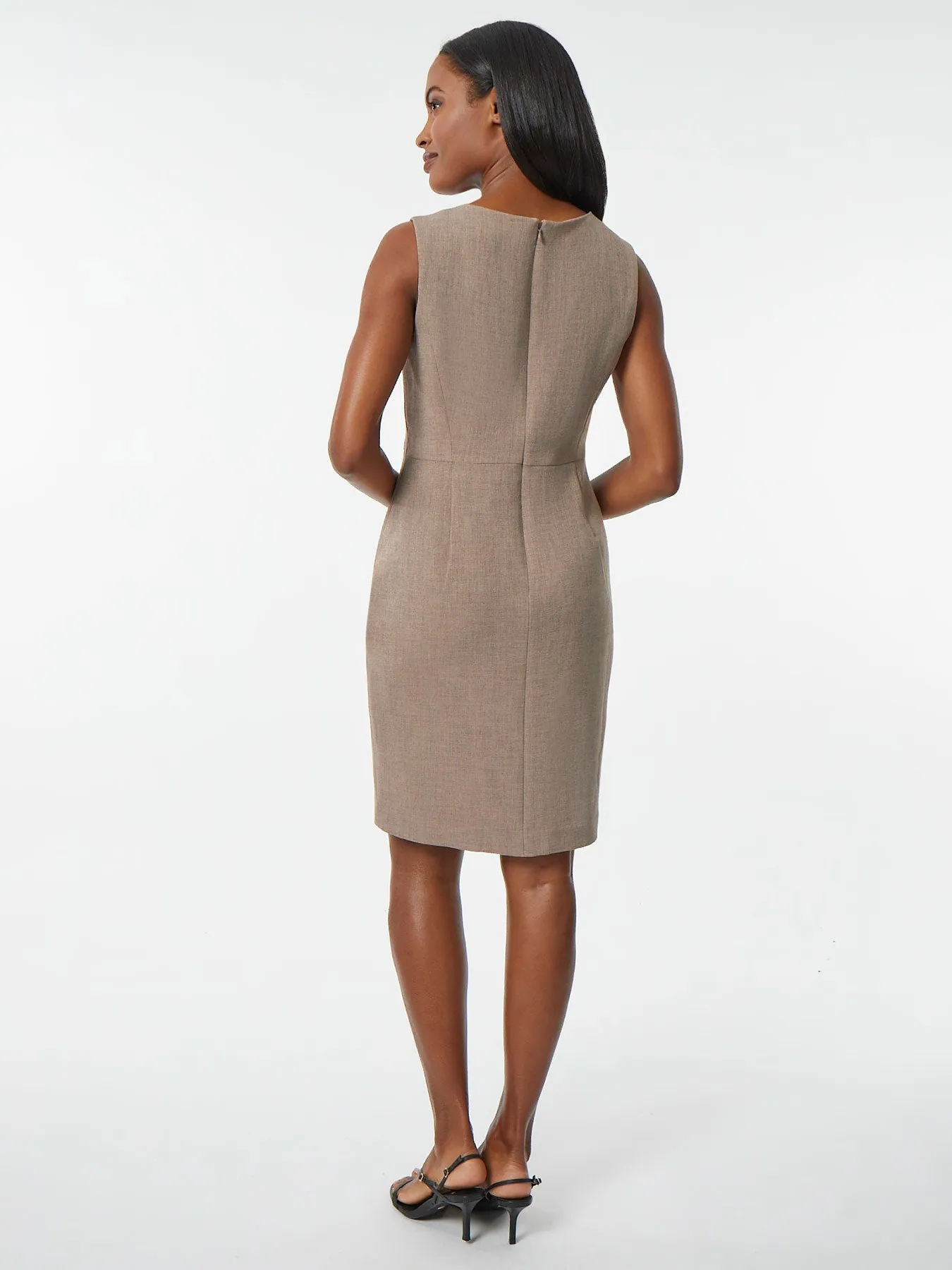 Meryl Dress, Iconic Pebble Crepe